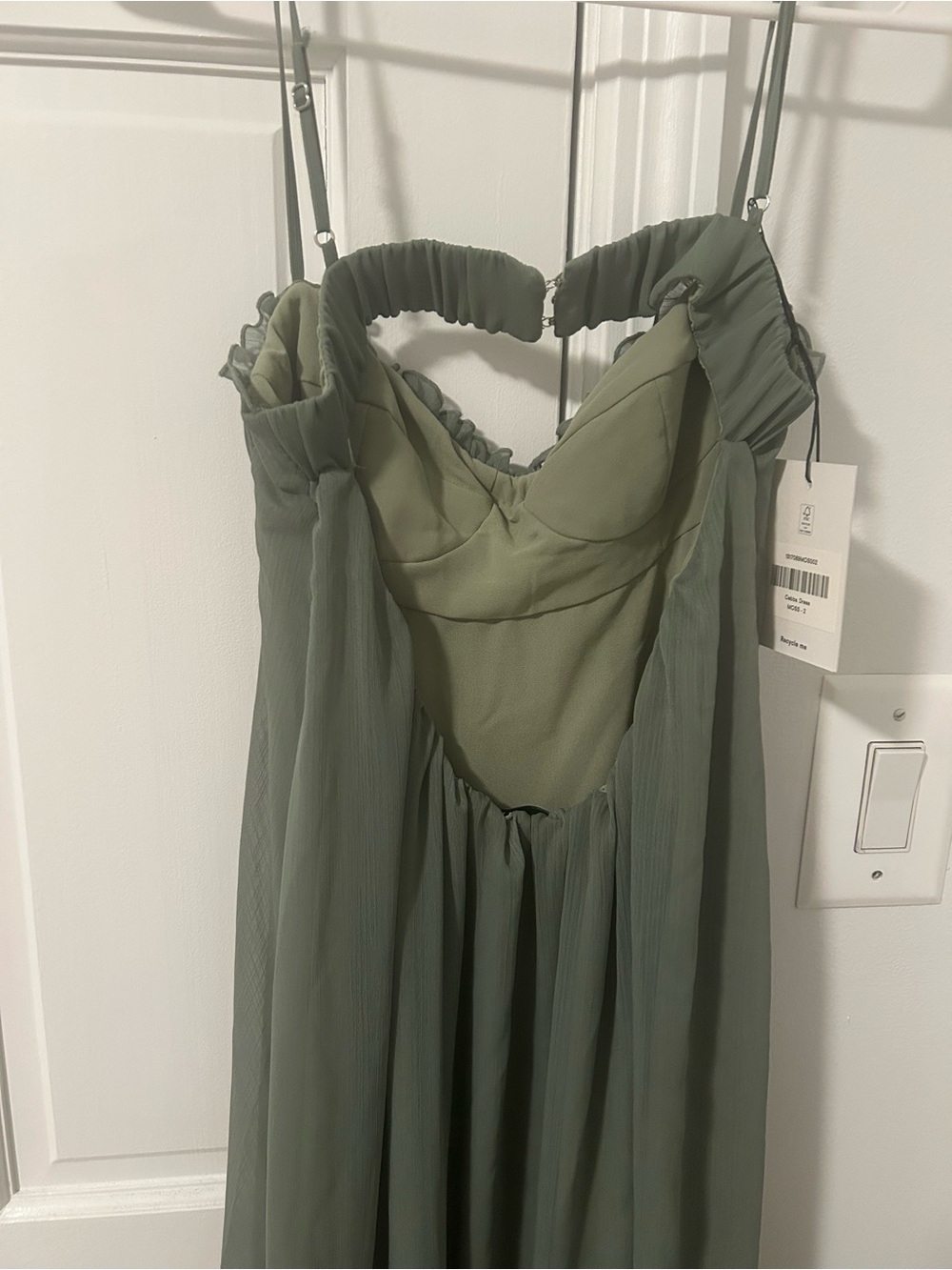 Reformation Cebba Moss Maxi Dress - Picture 4 of 5